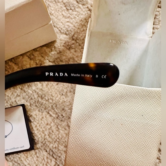 Prada Baroque Tortoise Sunglasses - Picture 9 of 14
